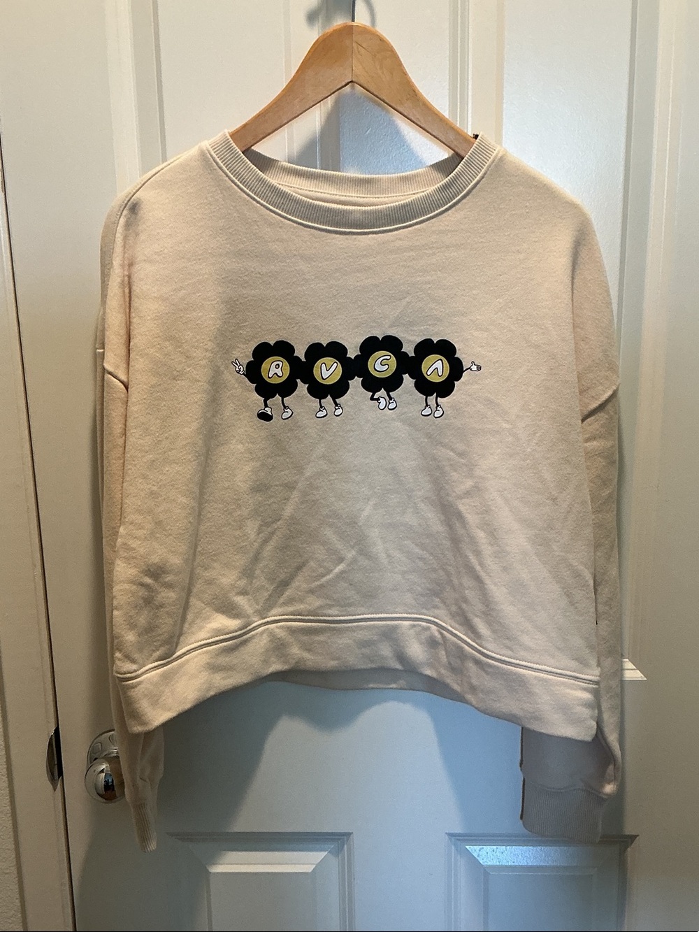 EUC RVCA March Crop Sweatshirt